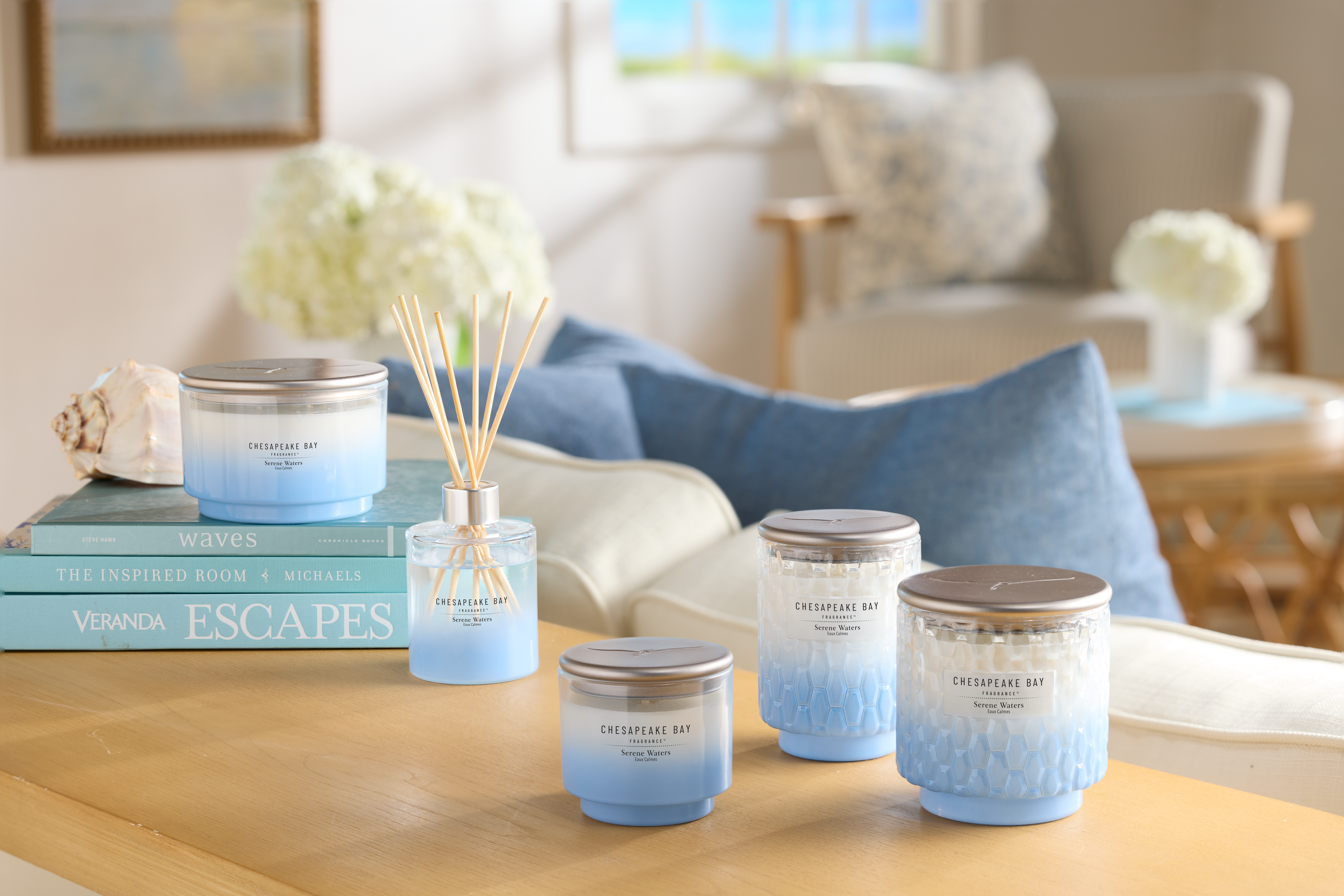 Serene Waters Large Candle
