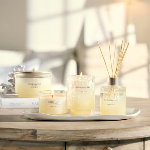 Golden Waves 3-Wick Candle
