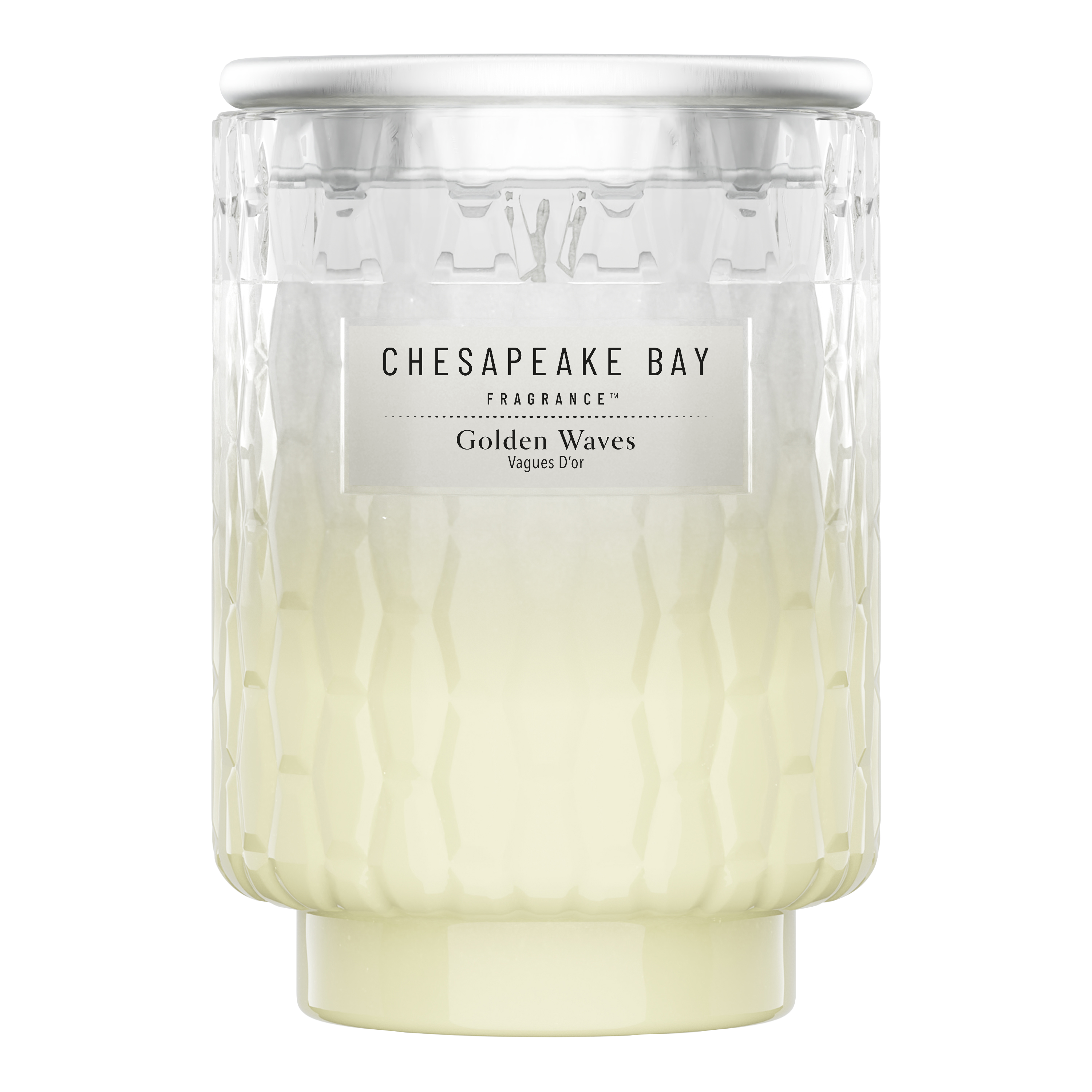 Golden Waves Medium Candle