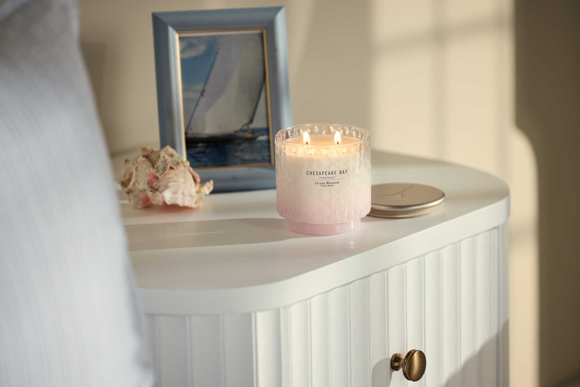 Ocean Blossom Large Candle