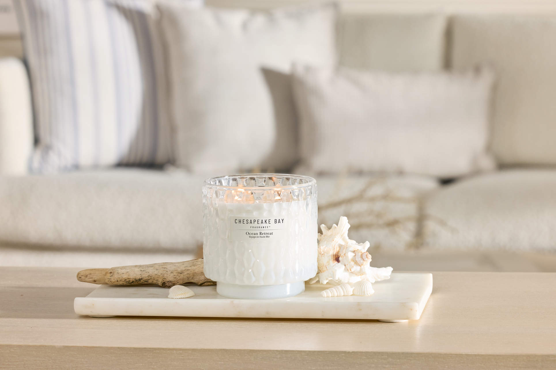 Ocean Retreat Large Candle