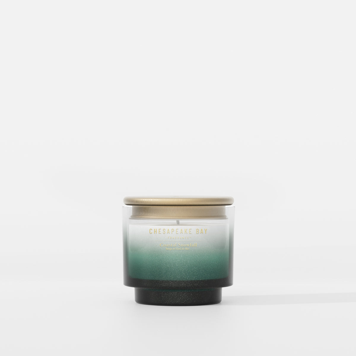 Coastal Snowfall Small Candle
