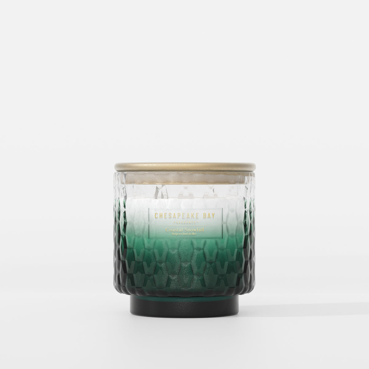 Coastal Snowfall Large Candle