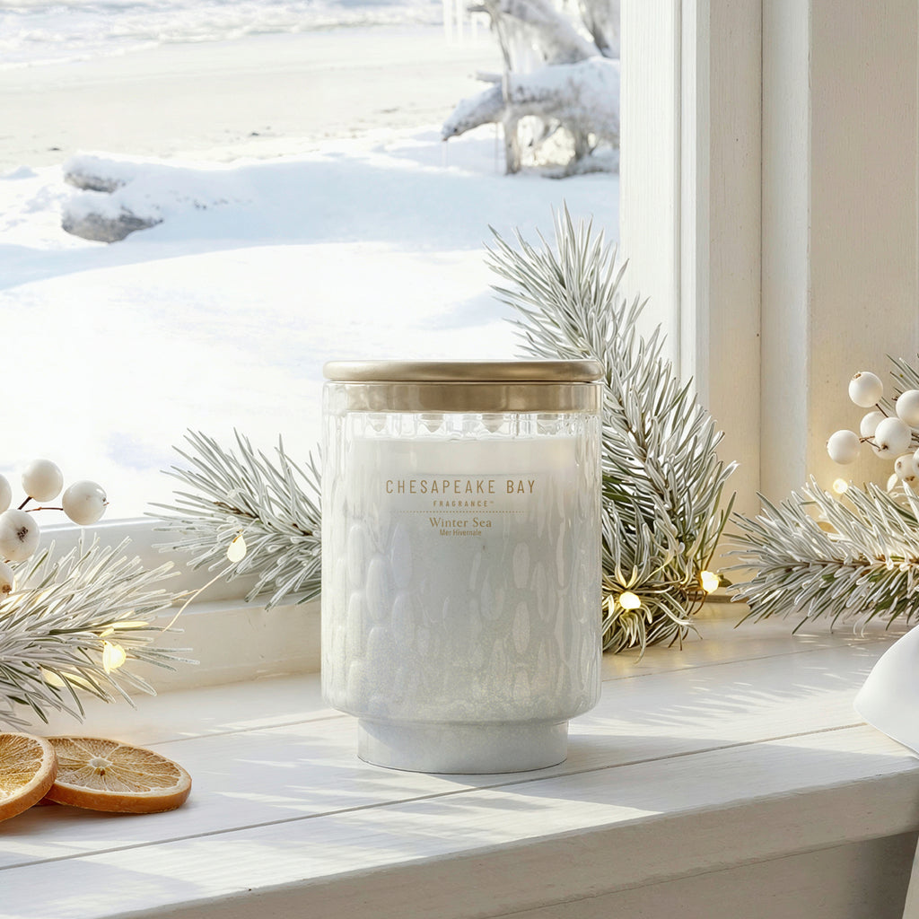 Winter Sea Medium Candle