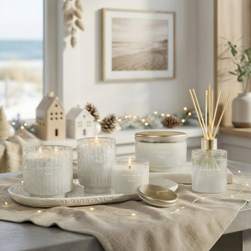Winter Sea Medium Candle