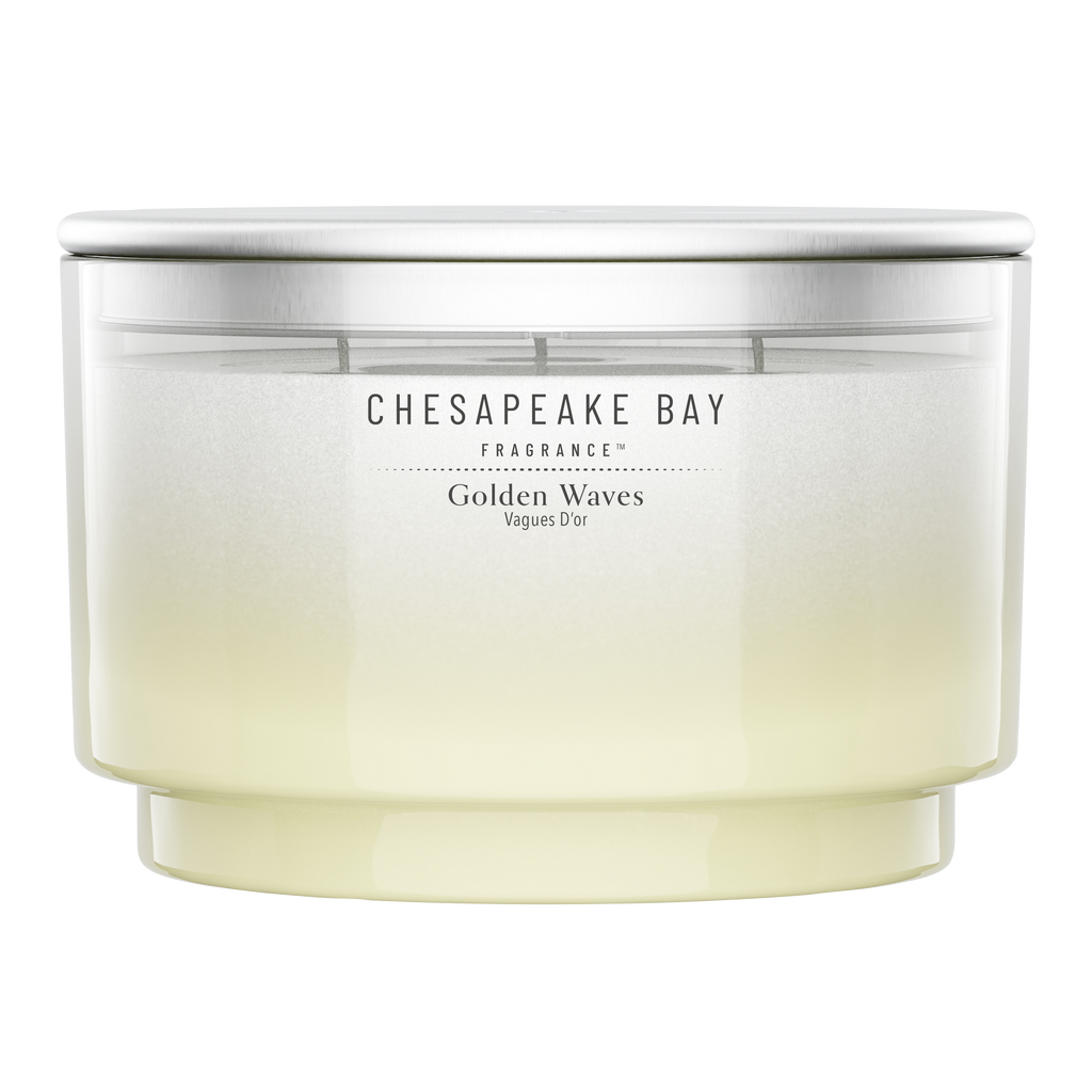 Golden Waves 3-Wick Candle